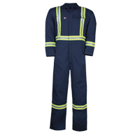 Westex UltraSoft&reg; Unlined Coveralls, Size 34/36, Navy Blue, 12.4 cal/cm2 Toolneeds Inc.
