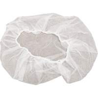 Non-Woven Bouffant Caps, Polypropylene, 18", White Toolneeds Inc.