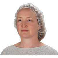 Non-Woven Bouffant Caps, Polypropylene, 21"/Large, White Toolneeds Inc.