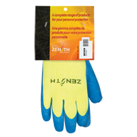 Gants haute visibilit&eacute; doubl&eacute;s d'acrylique de caoutchouc naturel, 7, R&ecirc;vetement Latex de caoutchouc, Calibre 7, Enveloppe en Acrylique Toolneeds Inc.