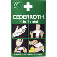 Cederroth 4-in-1 Bloodstopper, 5" L x 3" W Toolneeds Inc.