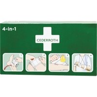 Cederroth 4-in-1 Bloodstopper, 9" L x 5-1/2" W Toolneeds Inc.