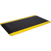 Tapis de style plateforme WD, Losange, 2' x 75' x 5/8", Noir/Jaune, &eacute;ponge Toolneeds Inc.