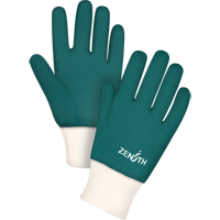 Gants verts &agrave; double enduit, 10" lo, PVC, Doublure en Jersey de coton, 70 mils Toolneeds Inc.