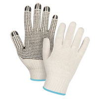 Lightweight Dotted String Knit Gloves, Poly/Cotton, Single Sided, 7 Gauge, X-Large Toolneeds Inc.
