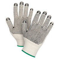 Gants tricot&eacute;s de poids lourd &agrave; deux c&ocirc;t&eacute;s avec pois, Poly/coton, Deux c&ocirc;t&eacute;s, Calibre 7, Moyen Toolneeds Inc.