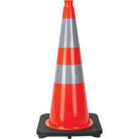 Traffic Cone, 28", Orange, 4" & 6" Reflective Collar(s) Toolneeds Inc.