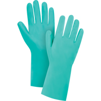 Premium Diamond-Grip Chemical-Resistant Gloves, Size Medium/8, 13" L, Nitrile, Flock-Lined Inner Lining, 15-mil Toolneeds Inc.