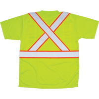 CSA Compliant T-Shirt, Polyester, Medium, High Visibility Lime-Yellow Toolneeds Inc.