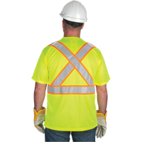CSA Compliant T-Shirt, Polyester, Medium, High Visibility Lime-Yellow Toolneeds Inc.