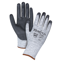 Gants &eacute;lastiques sans coutures r&eacute;sistants &agrave; la coupe, Taille Grand/9, Calibre 13, Rev&ecirc;tement Polyur&eacute;thane, Enveloppe en PEHP, ANSI/ISEA 105 niveau 4/EN 388 niveau 5 Toolneeds Inc.