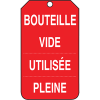 &eacute;tiquettes de s&eacute;curit&eacute; d'inspection et de contr&ocirc;le de l'&eacute;tat de l'&eacute;quipement, Papier cartonn&eacute;, 3-3/8" la x 5-7/8" h, Français Toolneeds Inc.