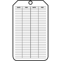 &eacute;tiquettes de s&eacute;curit&eacute; d'inspection et de contr&ocirc;le de l'&eacute;tat de l'&eacute;quipement, Papier cartonn&eacute;, 3-1/8" la x 5-7/8" h, Français Toolneeds Inc.
