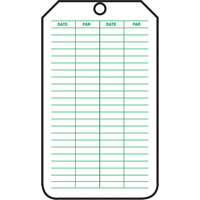 &eacute;tiquettes de s&eacute;curit&eacute; d'inspection et de contr&ocirc;le de l'&eacute;tat de l'&eacute;quipement, Papier cartonn&eacute;, 3-1/8" la x 5-7/8" h, Français Toolneeds Inc.