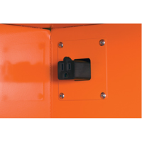 Emergency Preparedness Storage Cabinets, Steel, 4 Shelves, 65" H x 43" W x 18" D, Orange Toolneeds Inc.