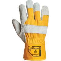 Endura&reg; Fitter Gloves, Large, Split Leather Palm, Cotton Inner Lining Toolneeds Inc.