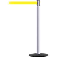 Montant pour syst&egrave;me Advance TensaBarrier, Acier, 36" h, Ruban Jaune, Longueur du ruban 7,5' Toolneeds Inc.