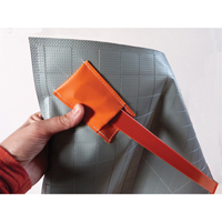 Arrow Roll-Up Temporary Conditions Sign , 24" x 24", Vinyl, Pictogram Toolneeds Inc.