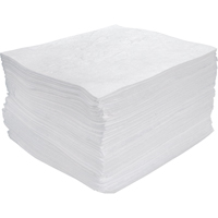 Premium Meltblown Sorbent Pads, Oil Only, 15" x 17", 30 gal. Absorbancy Toolneeds Inc.