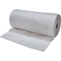 Premium Fine Fiber Sorbent Rolls, Mediumweight, 150' L x 30" W, 40 gal. Absorbancy Toolneeds Inc.