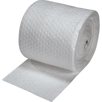 Premium Fine Fiber Sorbent Rolls, Mediumweight, 150' L x 15" W, 20 gal. Absorbancy Toolneeds Inc.