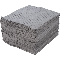 Premium Fine Fibre Sorbent Pads, Universal, 15" x 17", 30 gal. Absorbancy Toolneeds Inc.