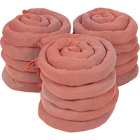Sorbents Socks, Hazmat, 50 gal. Absorbancy, 3" W x 8' L, Pack of 15 Toolneeds Inc.