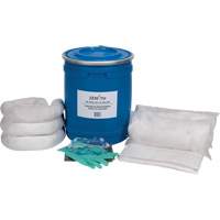Trousse de lutte contre les d&eacute;versements de premi&egrave;re qualit&eacute; pour camion, Huile seulement, Baril, Absorbance de 10 gal. US Toolneeds Inc.