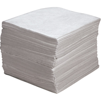 Premium Meltblown Sorbent Pads, Oil Only, 15" x 17", 30 gal. Absorbancy Toolneeds Inc.