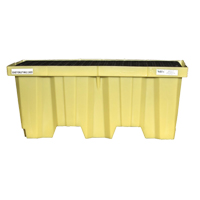 Palettes Poly-Spillpallet emboîtables sans drain pour 2 barils, Capacit&eacute; de d&eacute;versement 66 gal. US, 51" x 26" x 21" Toolneeds Inc.