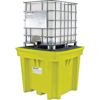GRV Space-Saver sans drain, Capacit&eacute; de d&eacute;versement 275 gal. US, 57" x 57" x 48" Toolneeds Inc.