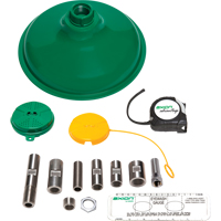 Axion Advantage&reg; Shower & Eye/Face Wash Upgrade Kit with Green ABS Plastic Eye/Face Wash Head & Showerhead Toolneeds Inc.