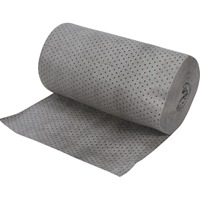 Rouleaux absorbants en fibres fines de calibre industriel, Lourd, 150' lo x 30" la, Absorption 70 gal. Toolneeds Inc.