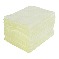 Premium Laminated (SMS) Sorbent Pads, Hazmat, 15" x 17", 30 gal. Absorbancy Toolneeds Inc.