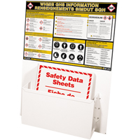 Postes d'information SGH, Anglais & français, Compris reliures Toolneeds Inc.