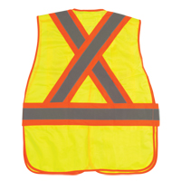 CSA Compliant High Visibility Surveyor Vest, High Visibility Lime-Yellow, Large, Polyester Toolneeds Inc.