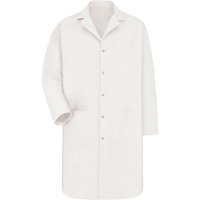Lab Coat, Poly-Cotton, Small, White Toolneeds Inc.