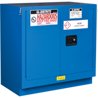 ChemCor&reg; Lined Hazardous Material Undercounter Safety Cabinets, 22 gal., 35" x 35" x 22" Toolneeds Inc.