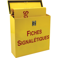 Boîte pour documents de s&eacute;curit&eacute; pour le chantier, Français, Compris reliures Toolneeds Inc.