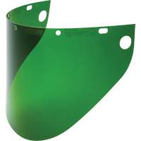 Fibre-Metal&reg; Extended View Faceshield Visor, Propionate, Green Tint Toolneeds Inc.
