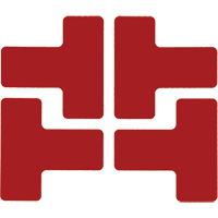 Floor Corner Marks, T, 5" L x 2" W, Red, Polyester Toolneeds Inc.
