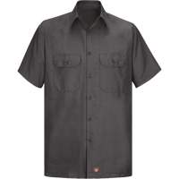 Chemise &agrave; manches courtes en tissu ind&eacute;chirable, Hommes, 3T-Grand, Charbon Toolneeds Inc.