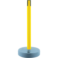 Outdoor TensaBarrier&reg; - Receiver Posts, 37" High, Yellow Toolneeds Inc.