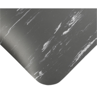 Tapis antimicrobiens Tile-Top Select no 494, Lisse, 2' x 10' x 1/2", Charbon, PVC Toolneeds Inc.