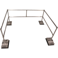 RoofGuard Classic System - Packaged Kits, Aluminum, 72" W x 108" L x 42" H Toolneeds Inc.