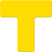 Marqueurs all&eacute;g&eacute;e/5S Armor Stripe, T, 6" lo x 6" la, Jaune, Plastique Toolneeds Inc.