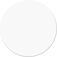 Marqueurs all&eacute;g&eacute;e/5S Armor Stripe, Cercle, 6" lo x 6" la, Blanc, Plastique Toolneeds Inc.