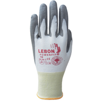 Lebon PowerFit&reg; Cut Resistant Gloves, Size X-Small/6, 13 Gauge, Polyurethane Coated, Polyethylene Shell, ASTM ANSI Level A2/EN 388 Level B Toolneeds Inc.