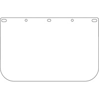Visi&egrave;re d&eacute;coup&eacute;e &agrave; l'emporte-pi&egrave;ce Dynamic, PETG, Teinte Transparent Toolneeds Inc.