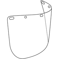 Visi&egrave;re d&eacute;coup&eacute;e &agrave; l'emporte-pi&egrave;ce Dynamic, Polycarbonate, Teinte Transparent Toolneeds Inc.